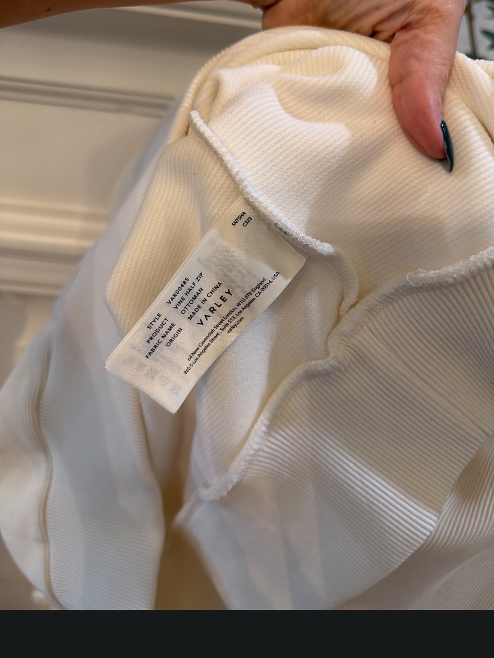 Varley Vine Half-Zip Knit Pullover - size medium - Picture 5 of 5
